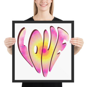 Love Framed poster