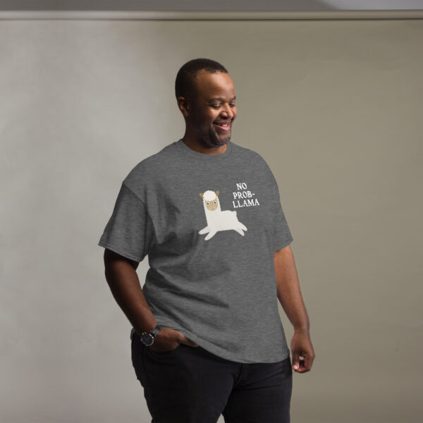 No Prob-llama" Mens Funny Graphic Tee - Animal Lover Gift, Llama Shirt - Image 5