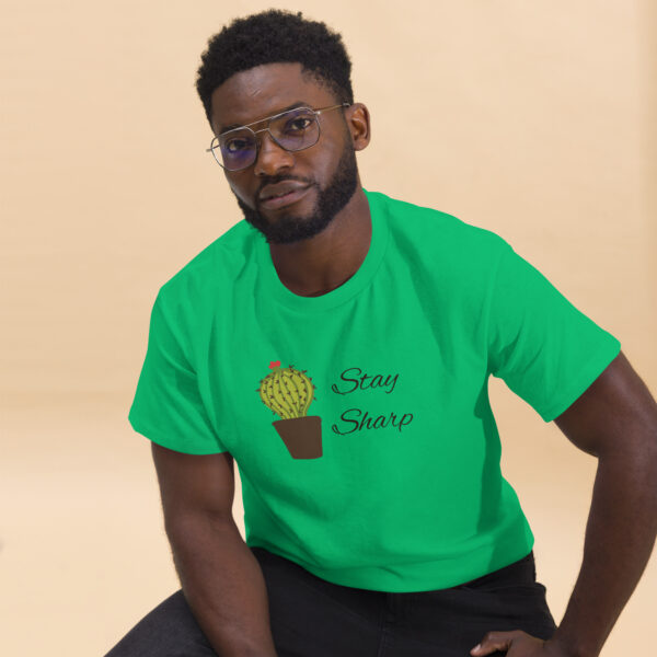 Cactus Stay Sharp T-Shirt, Cactus Gift, Cactus Lover Gift, Cactus Owner Shirt, Funny Cactus, Hipster Plant Shirt. - Image 4