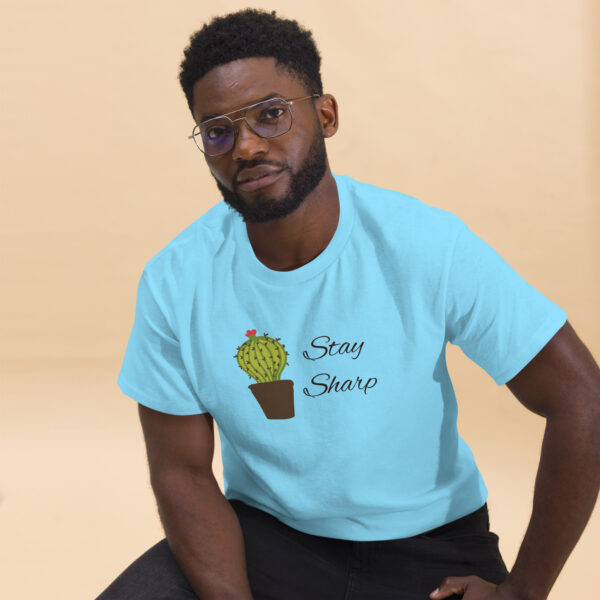 Cactus Stay Sharp T-Shirt, Cactus Gift, Cactus Lover Gift, Cactus Owner Shirt, Funny Cactus, Hipster Plant Shirt. - Image 8