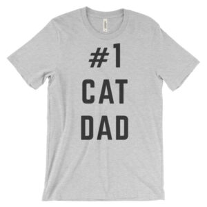 #1 Cat Dad Shirt