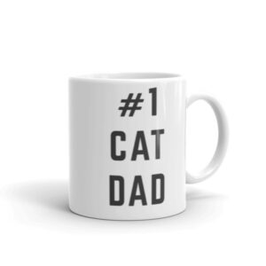 #1 Cat Dad Mug