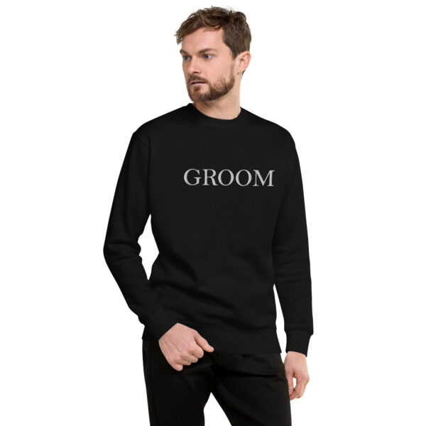 Premium Groom Sweatshirt - Image 2