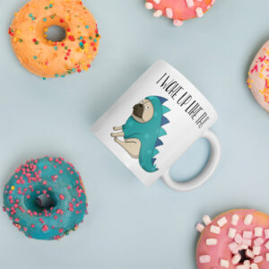 I Woke Up Like This Ceramic Mug - Perfect for Coffee or Tea, Microwave and Dishwasher Safe, Available in 11 oz and 15 oz, Great Gift for Music Lovers.