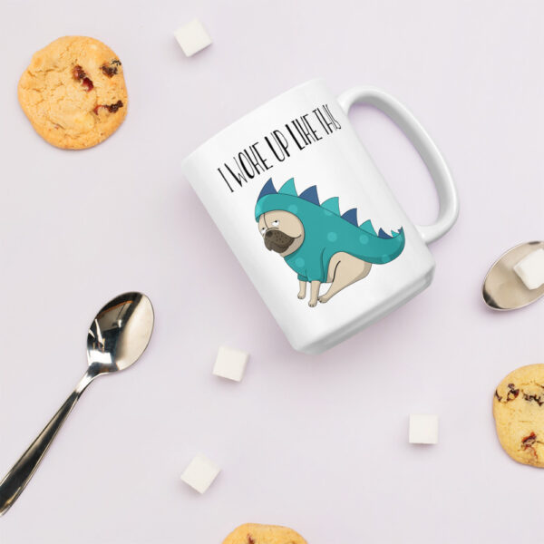I Woke Up Like This Ceramic Mug - Perfect for Coffee or Tea, Microwave and Dishwasher Safe, Available in 11 oz and 15 oz, Great Gift for Music Lovers. - Image 6