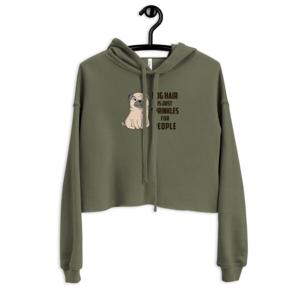 Dog Hair is just Sprinkles for People Crop Hoodie - Image 3