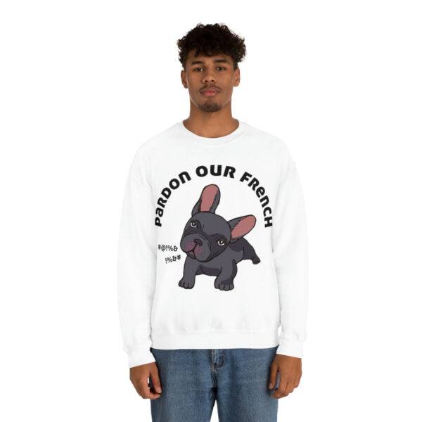 Pardon our French Sweatshirt, Frenchie Mama Sweatshirt - Image 11