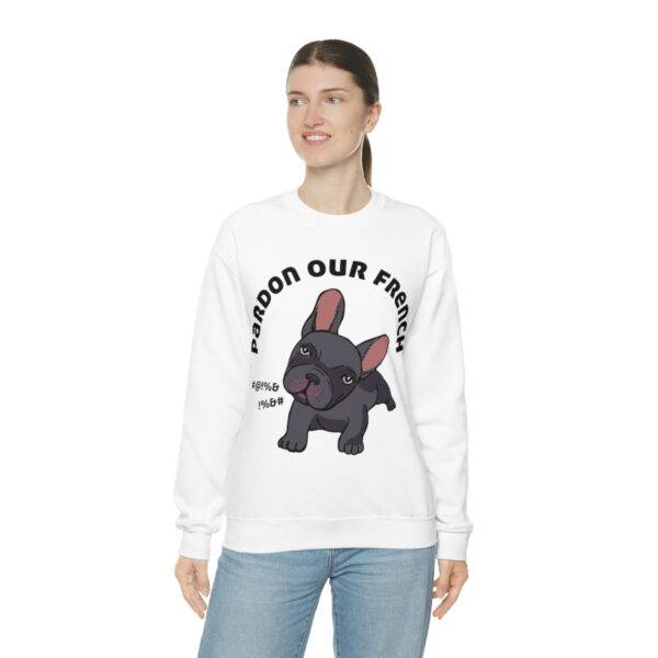 Pardon our French Sweatshirt, Frenchie Mama Sweatshirt - Image 13