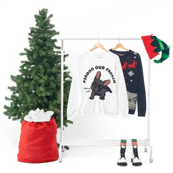Pardon our French Sweatshirt, Frenchie Mama Sweatshirt - Image 16