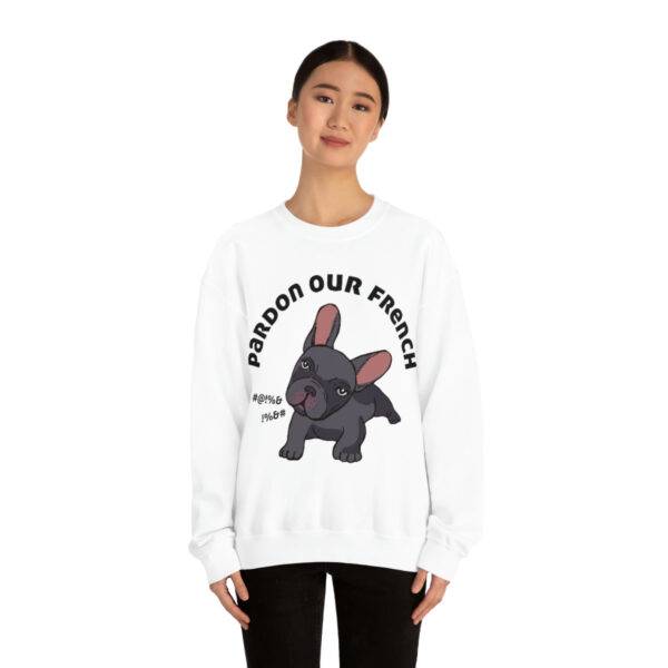 Pardon our French Sweatshirt, Frenchie Mama Sweatshirt - Image 10