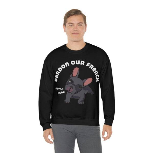 Pardon our French Sweatshirt, Frenchie Mama Sweatshirt - Image 5