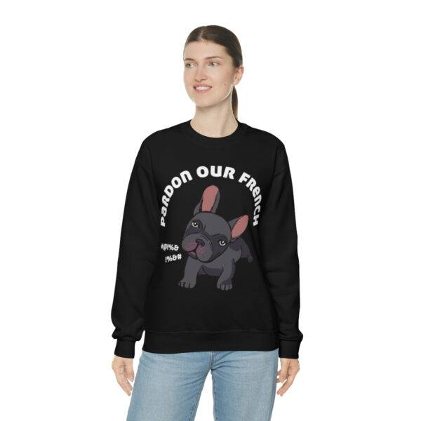 Pardon our French Sweatshirt, Frenchie Mama Sweatshirt - Image 6