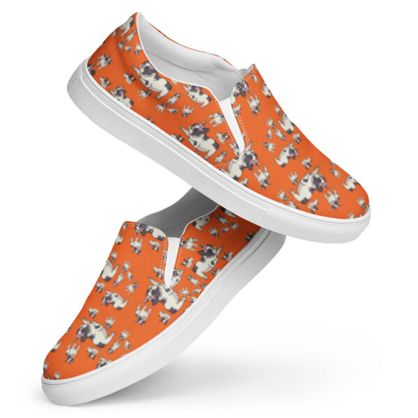 French Bulldog slip-on canvas shoes (Men’s Sizes)