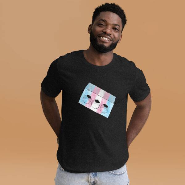 Trans Pride Flag Brick Design T-Shirt