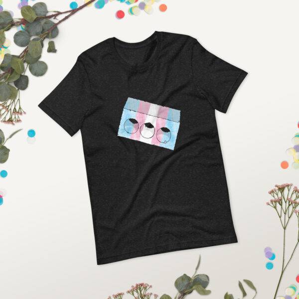 Trans Pride Flag Brick Design T-Shirt - Image 3