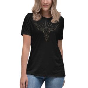Boho Cow Skull T-Shirt