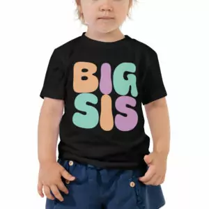 Big Sis Toddler Short Sleeve Tee