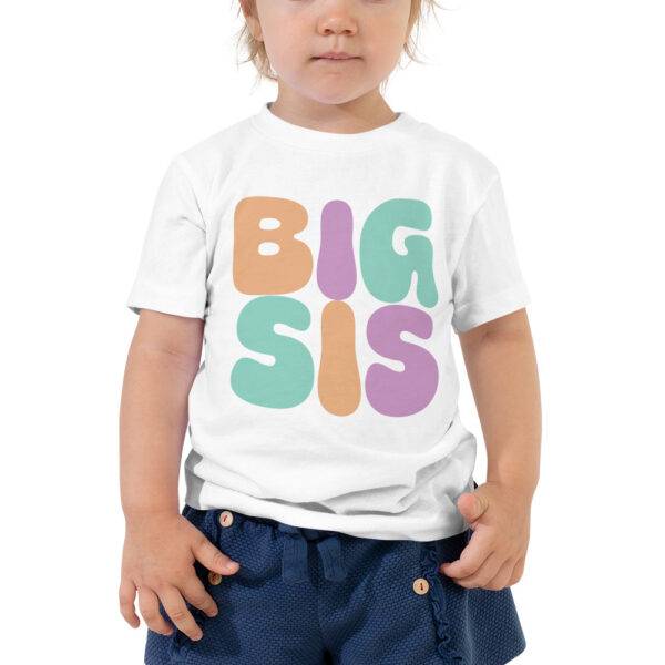 Big Sis Toddler Short Sleeve Tee - Image 2